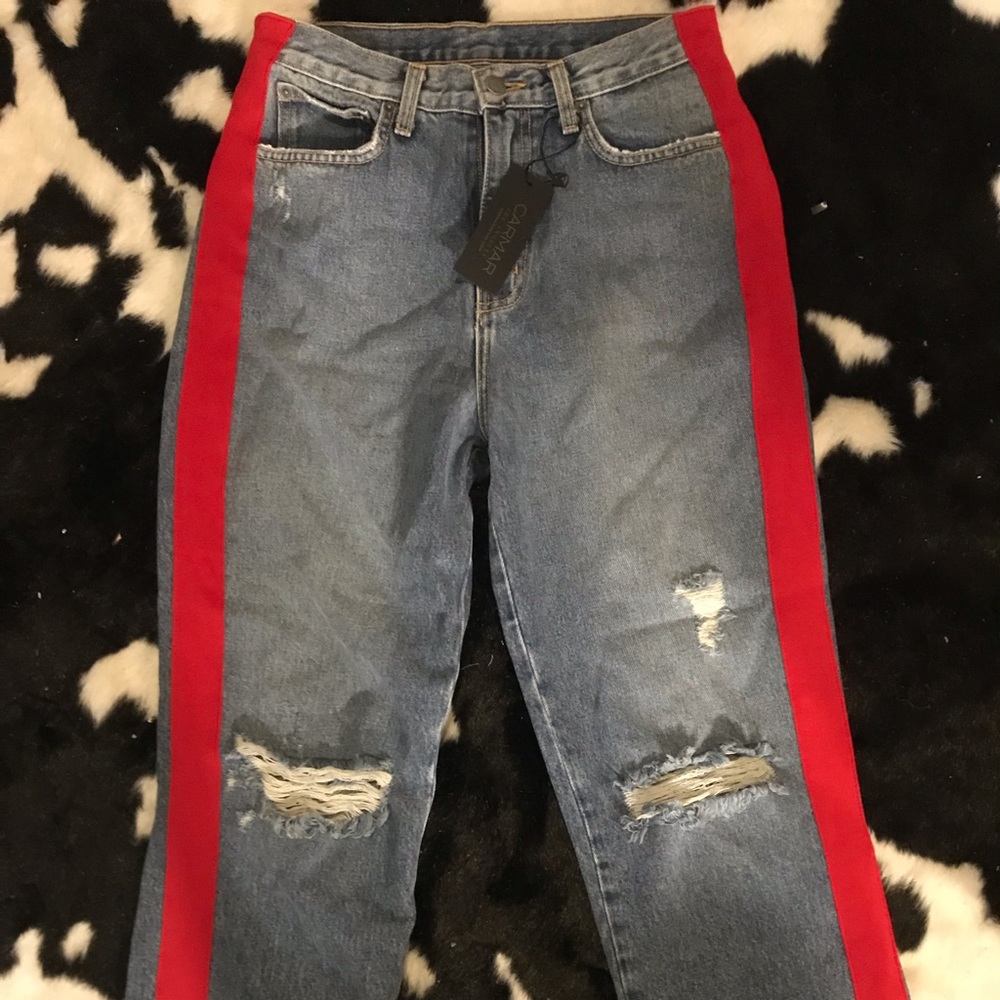 Carmar Ursula straight high rise jeans